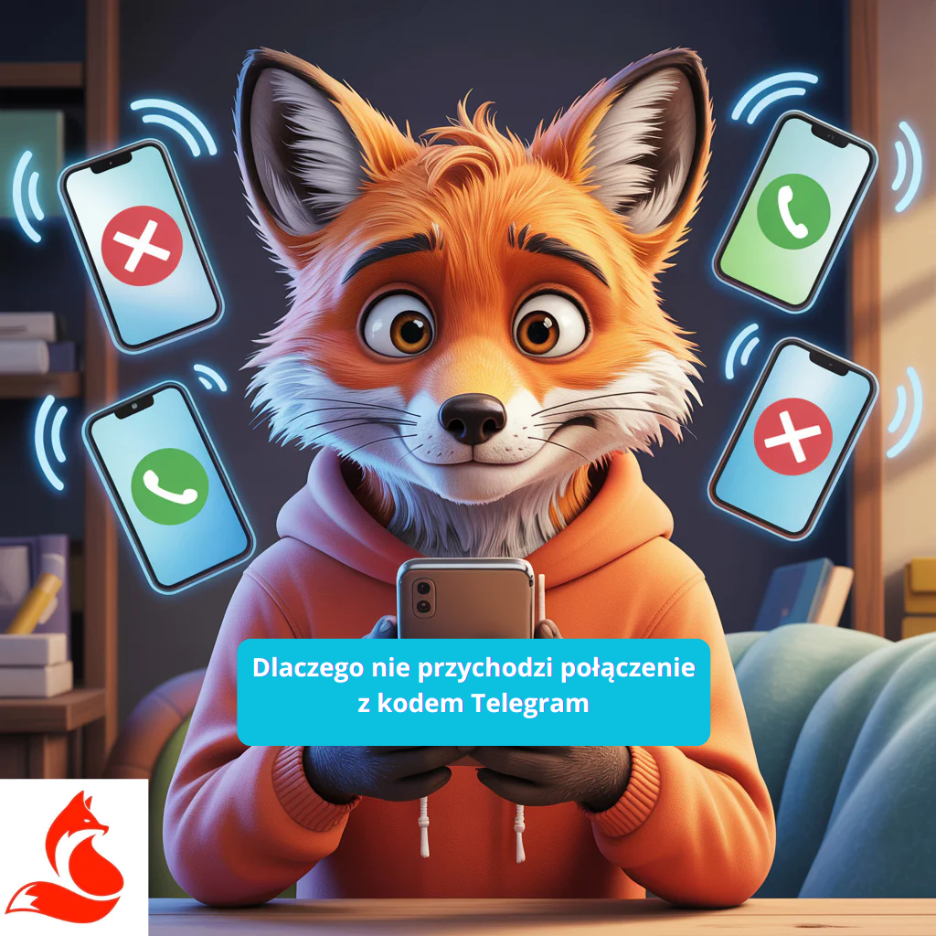 Dlaczego nie przychodzi połączenie z kodem Telegram